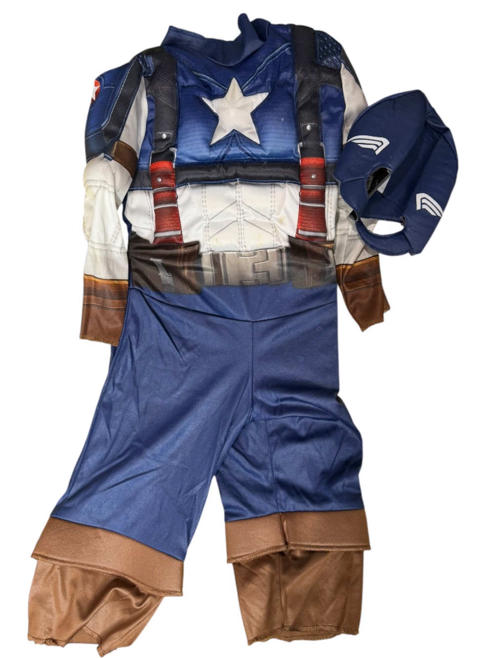 Marvel Captain America Toddler Costume Size 2T Blue, Red, White Winter Soldier